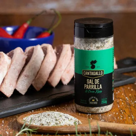 Sal de Parrilla e Ervas Finas CantaGallo 250g - Pote