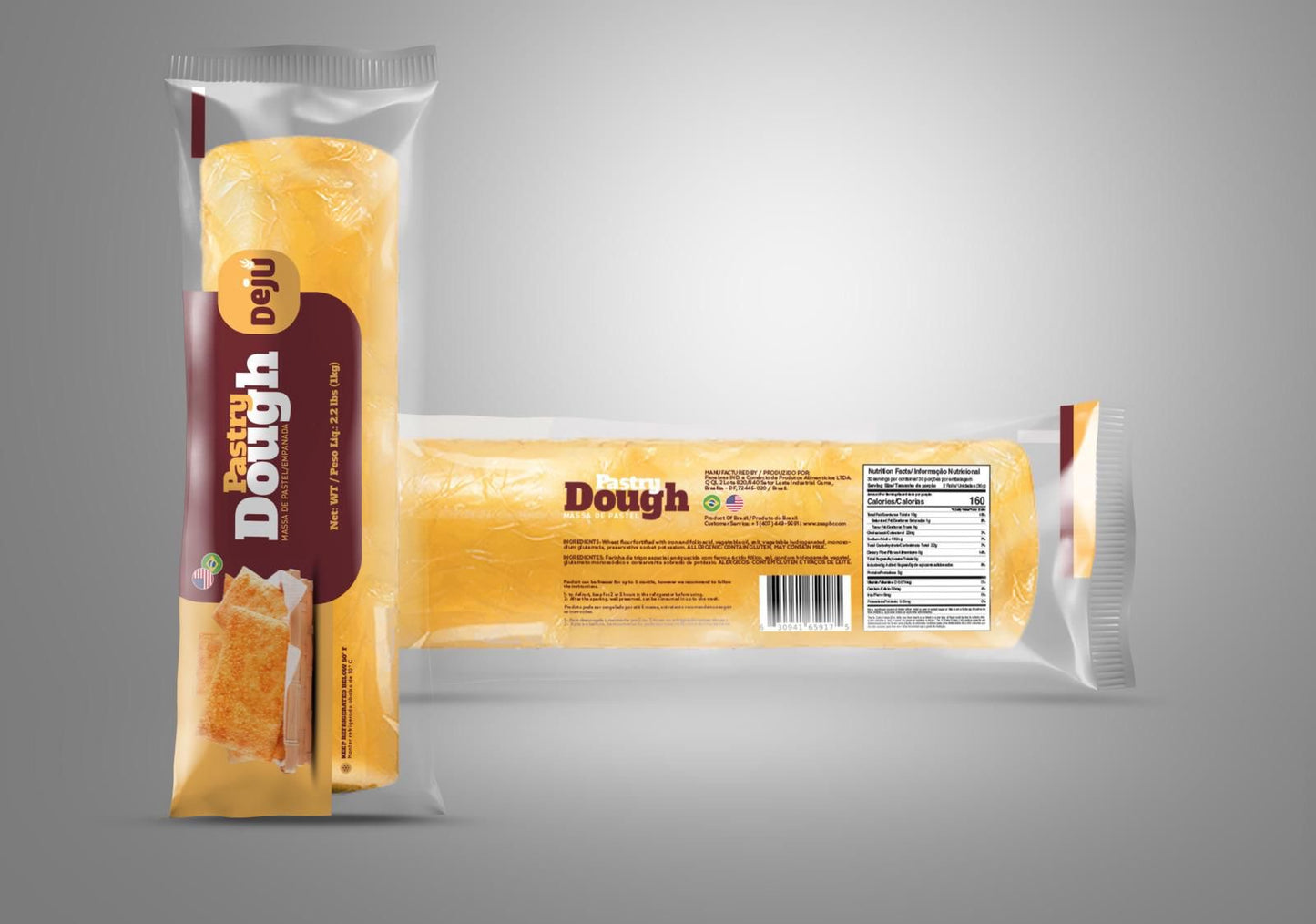 Massa de Pastel Rolo 1kg DEJU