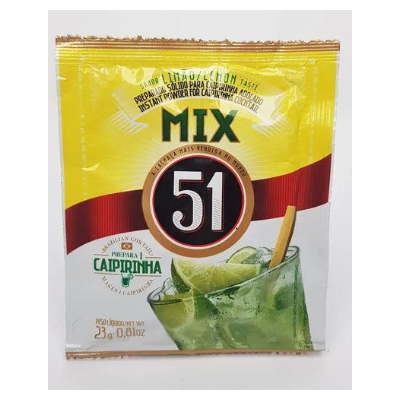 Mix preparo em pó 51 Caipirinha 23g