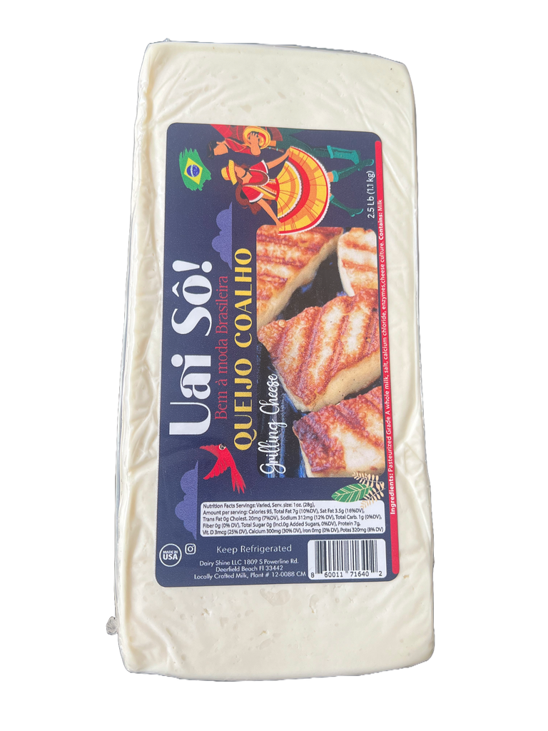 Queijo Coalho em Barra 1,1kg | 2,5lb (refrigerado) - Uai Sô