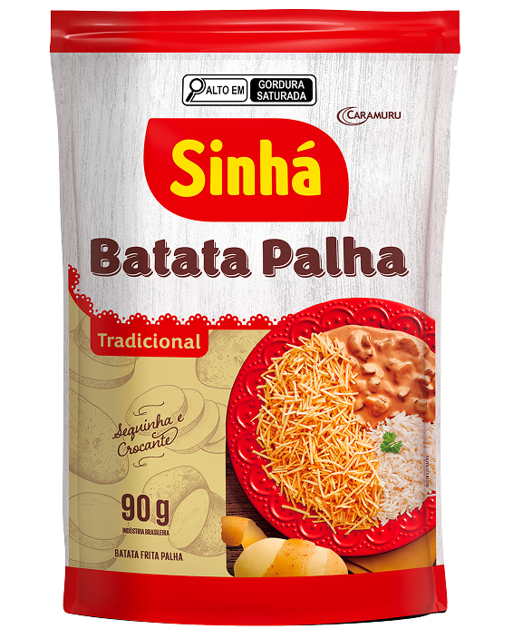 Batata Palha Tradicional Sinha 90g- Val: 12 de Junho