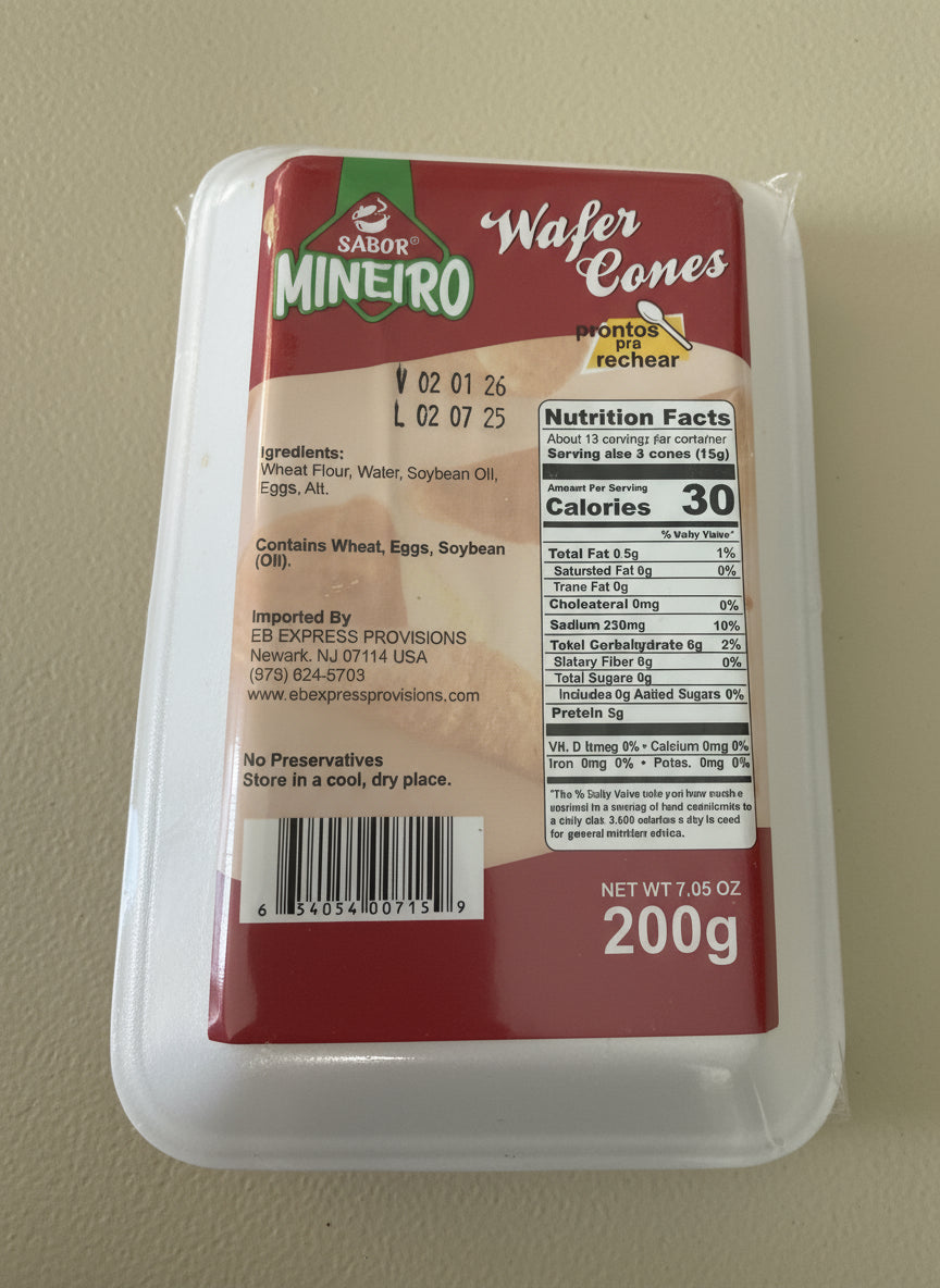 Canudos para Recheio Sabor Mineiro 200g - Val: 22 de Junho