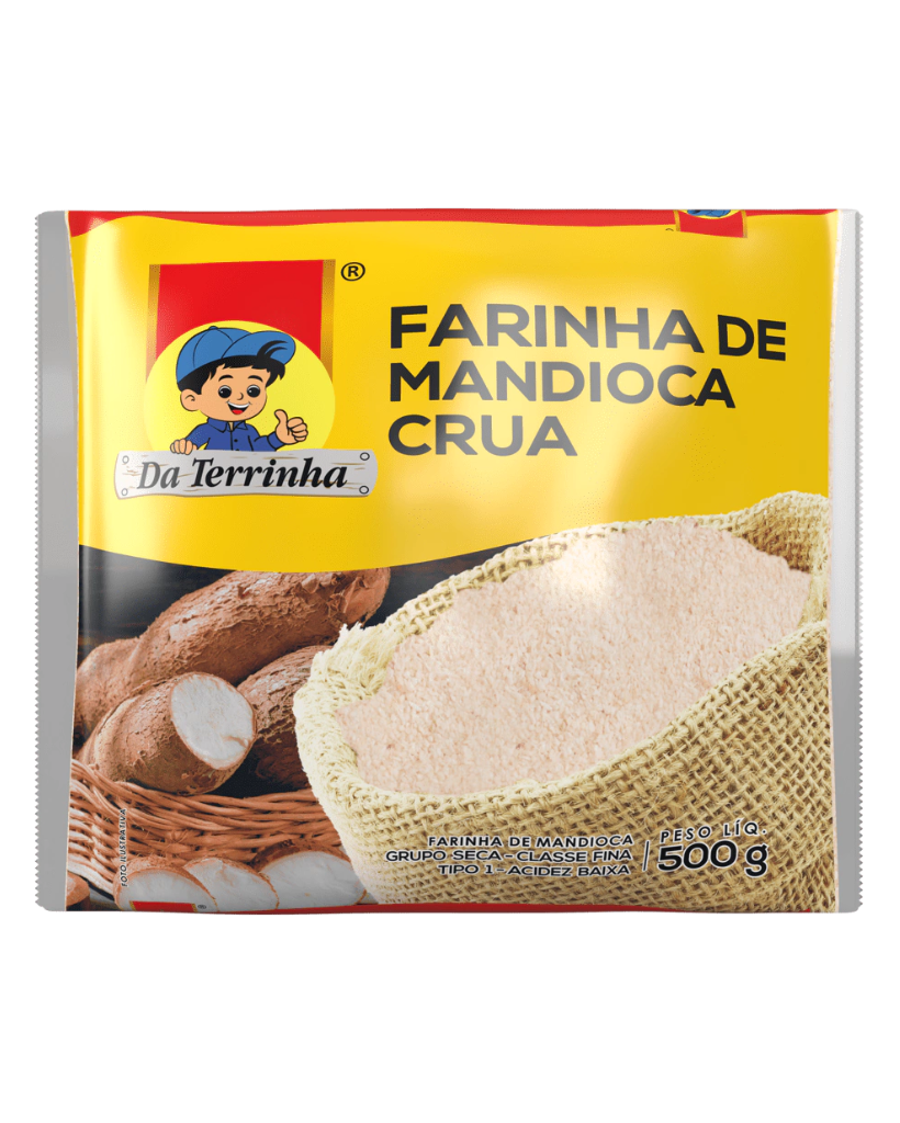 Farinha de Mandioca Crua Da Terrinha 500g