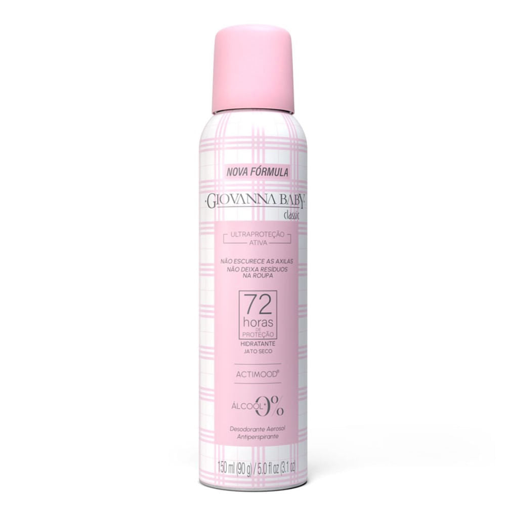 Desodorante Giovanna Baby Classic Aerosol 150ml
