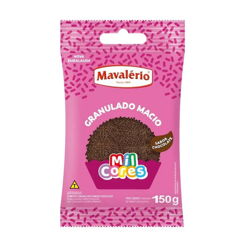 Chocolate Granulado Macio Mil Cores 150g
