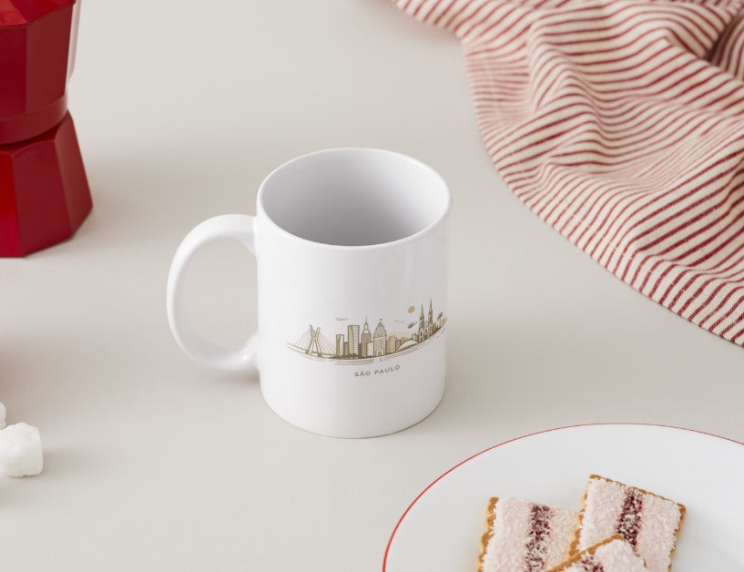São Paulo - Caneca em cerâmica