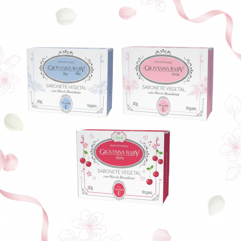 Kit Sabonete Giovanna Baby (3 unidades)