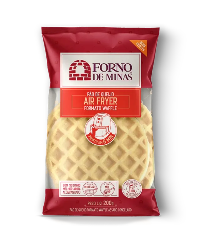 Pão De Queijo Waffle Forno de Minas 200gr (congelado)