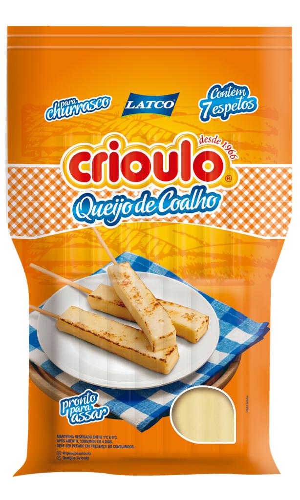 Queijo coalho espeto Crioulo 420g (resfriado)