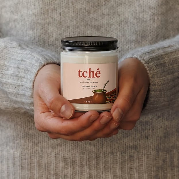 Vela Perfumada TCHÊ (Rio Grande do Sul) - Cinnamon Vanilla