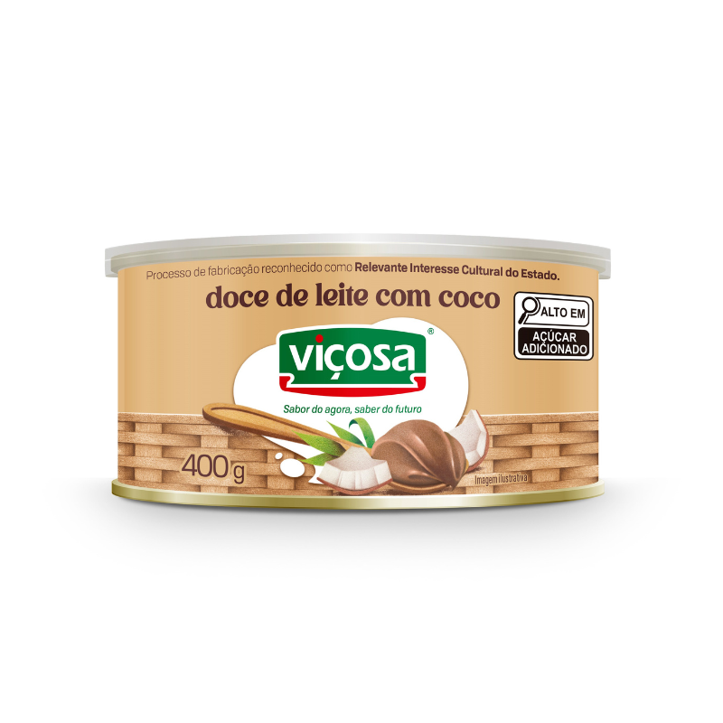 Doce de Leite com Coco Viçosa 400g