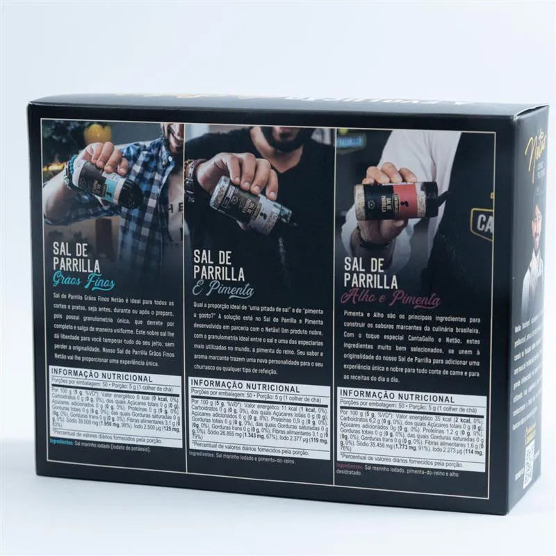 Kit Mestre do Churrasco CantaGallo by Netão 750g