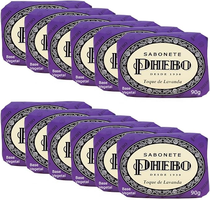 Sabonete Phebo Toque de Lavanda 90g (12 unidades)