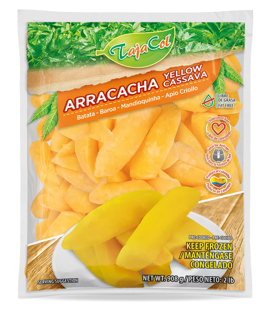 Mandioquinha Congelada / Yellow Cassava 2lb - Pre Cozida - TajaCol