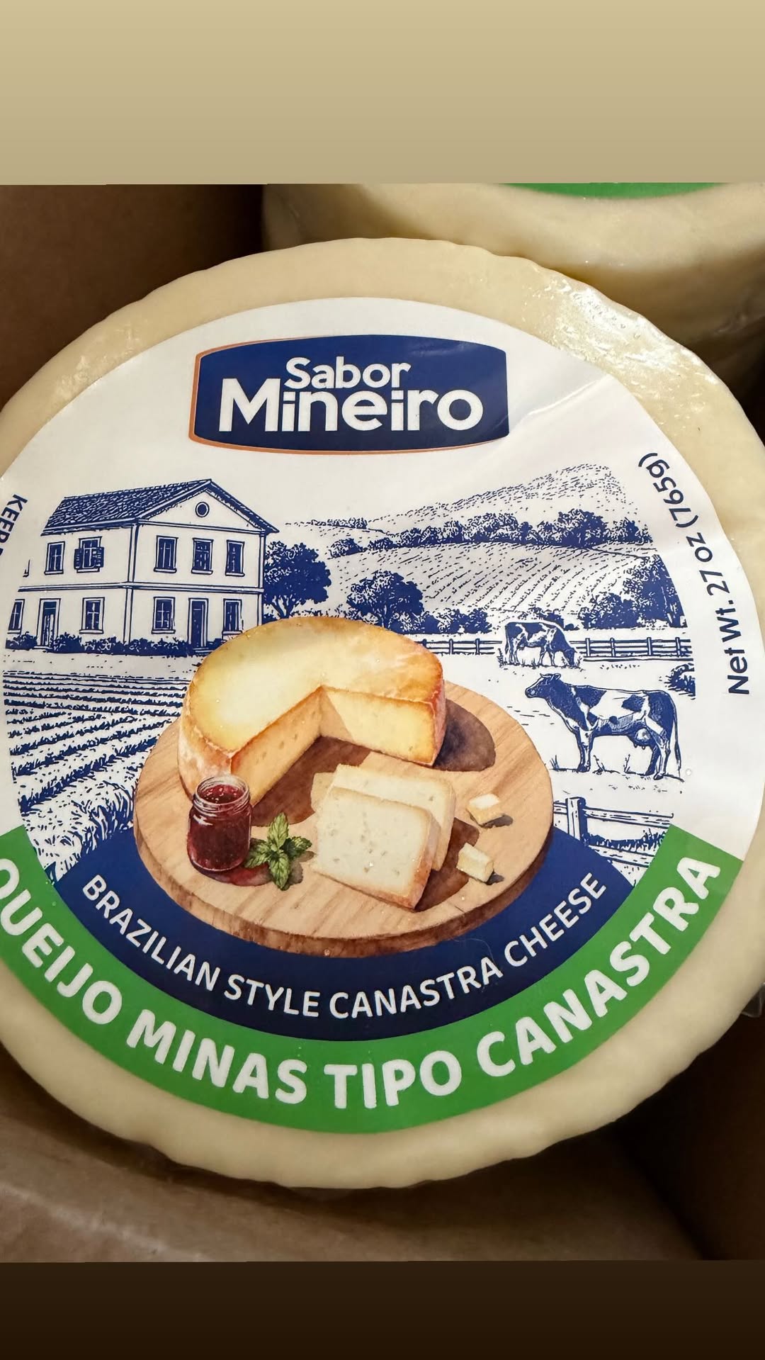 Queijo Canastra Sabor Mineiro 27oz (765gr) (refrigerado)