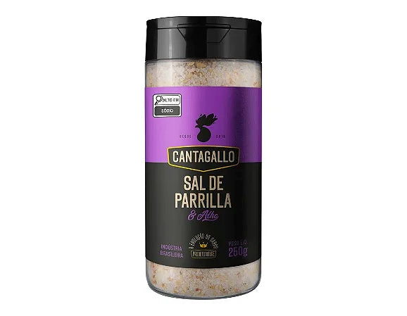 Sal de Parrilla e Alho Canta Gallo 250g Pote