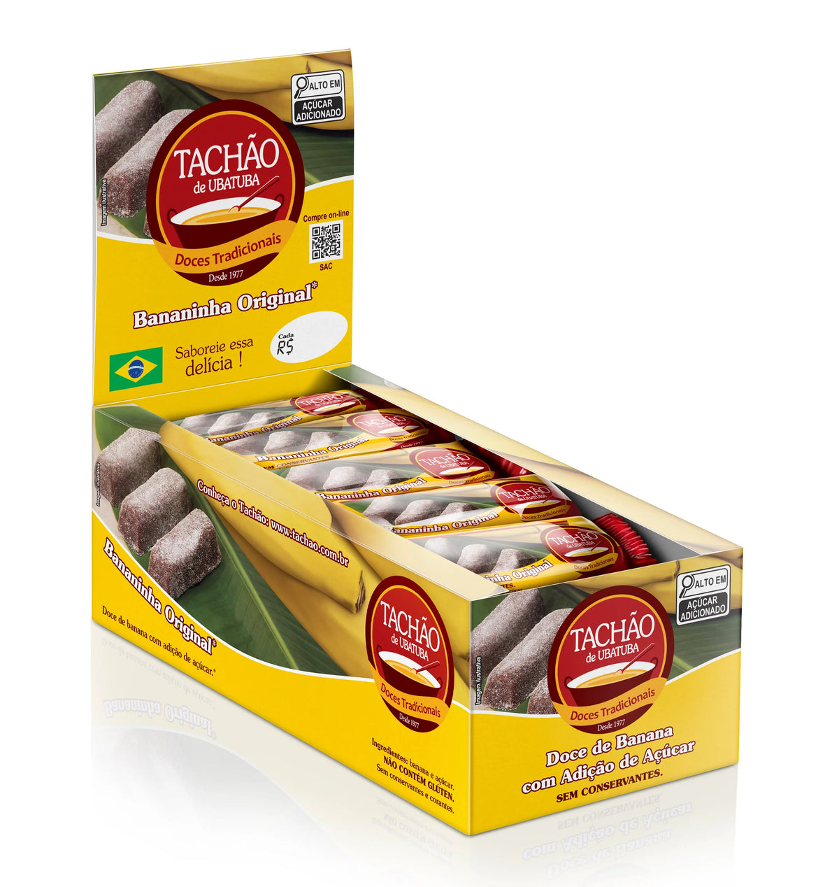 Bananinha sem adição de açucares Tachão de Ubatuba 30g (1 unidade)