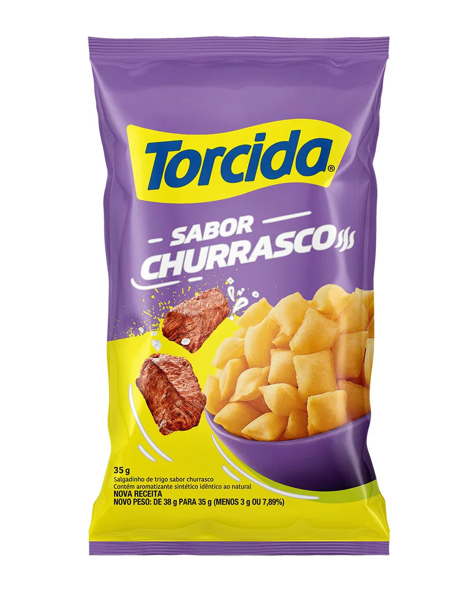 Salgadinho Torcida sabor Churrasco 60g