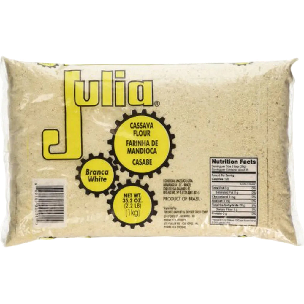 Farinha de Mandioca Crua Julia 1kg