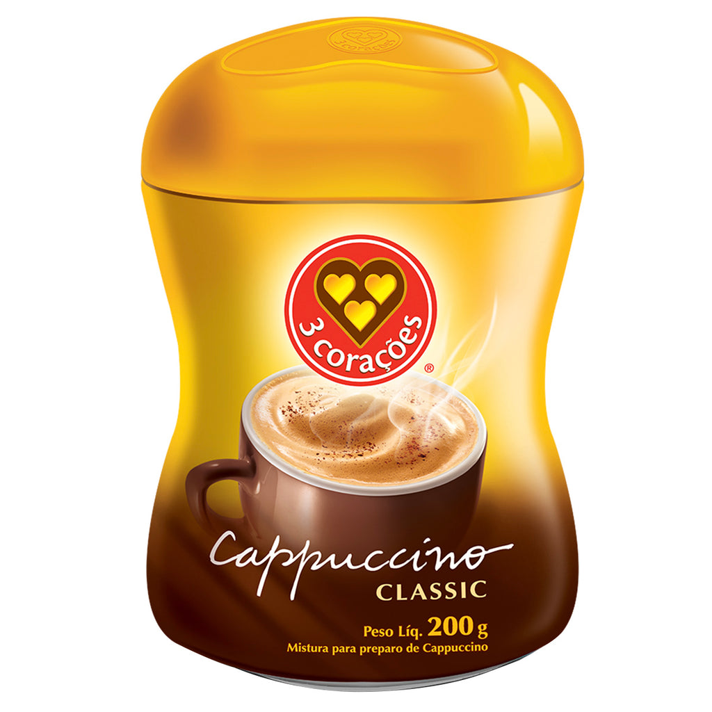 Cappuccino Tres Corações Classic 200g
