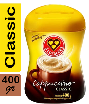 Cappuccino Tres Corações Classic 400g
