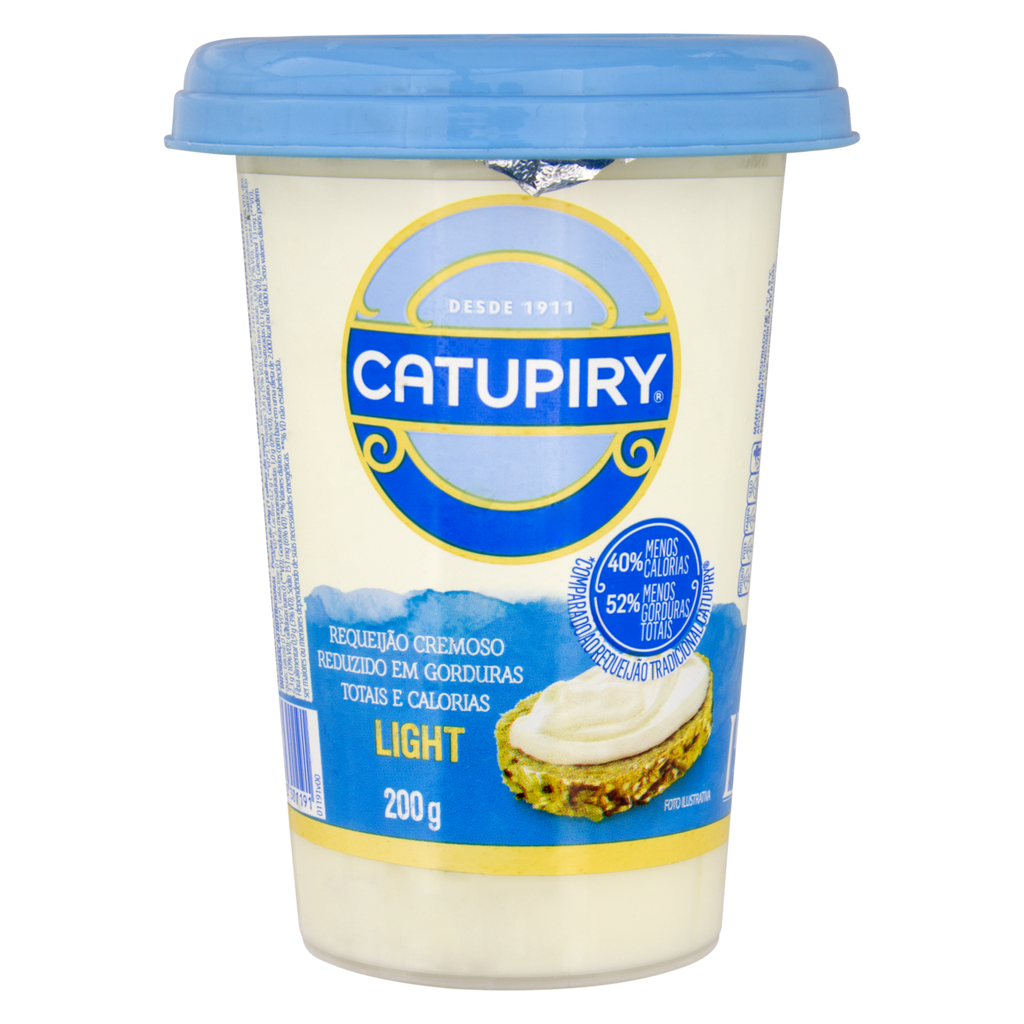 Requeijão Cremoso Catupiry Light - Copo 200g (refrigerado)