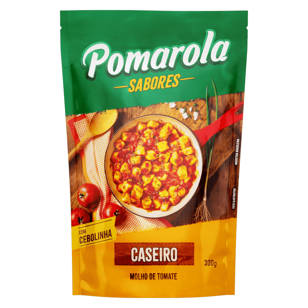 Molho de Tomate Pomarola Sabores Caseiro 300g
