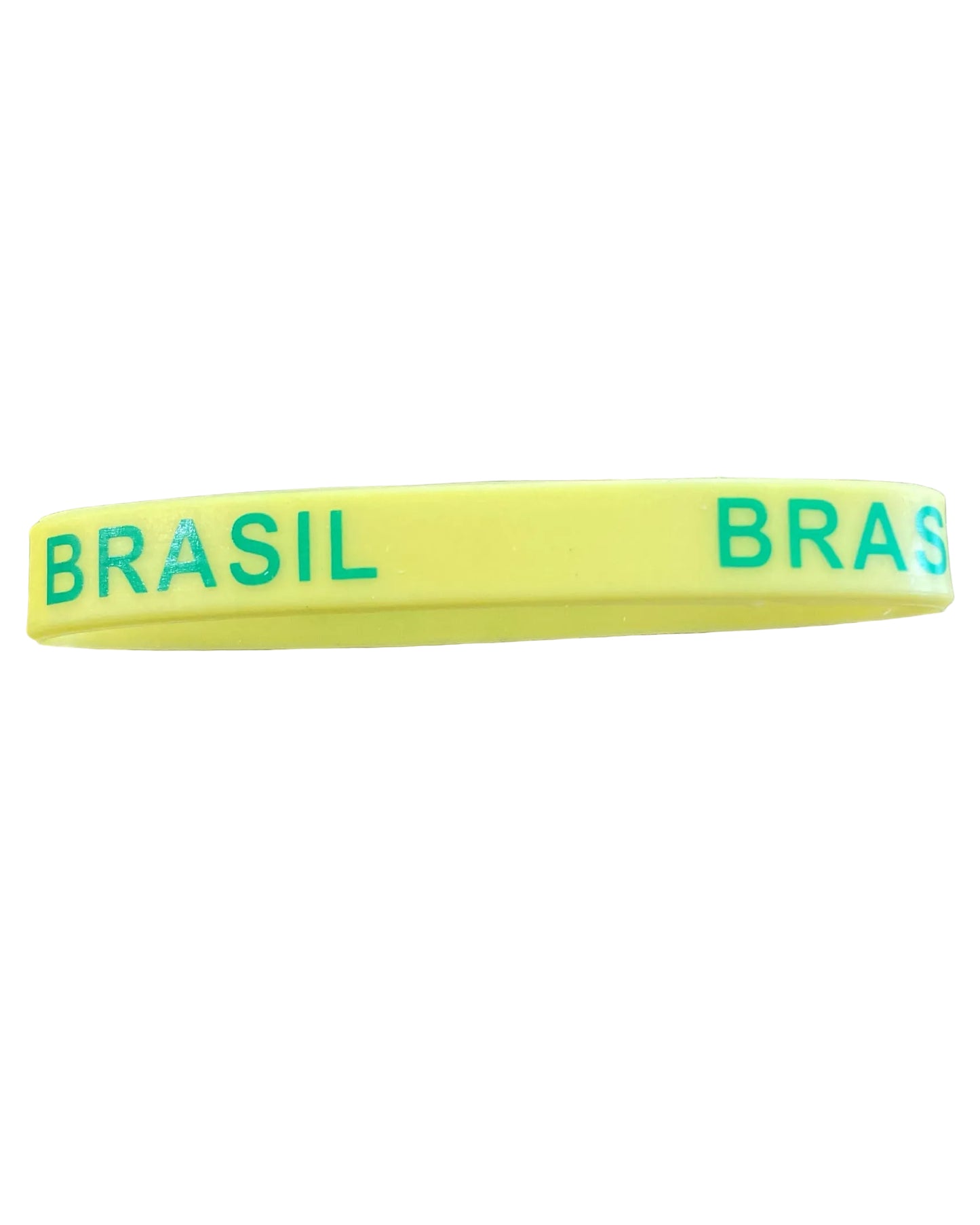 Bracelete de Silicone Brasil -por unidade