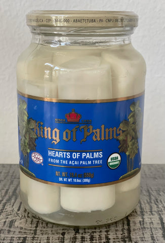 Palmito Açai - King of Palms  (Hearts of Palm)  300g drenado