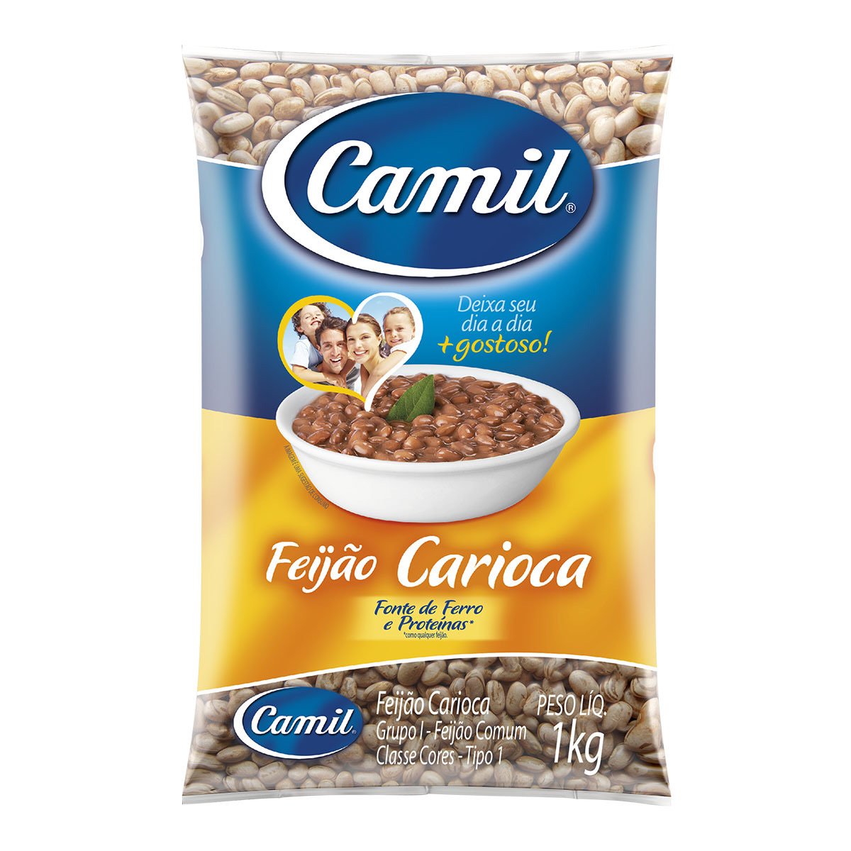 Feijão Carioca Camil 1kg