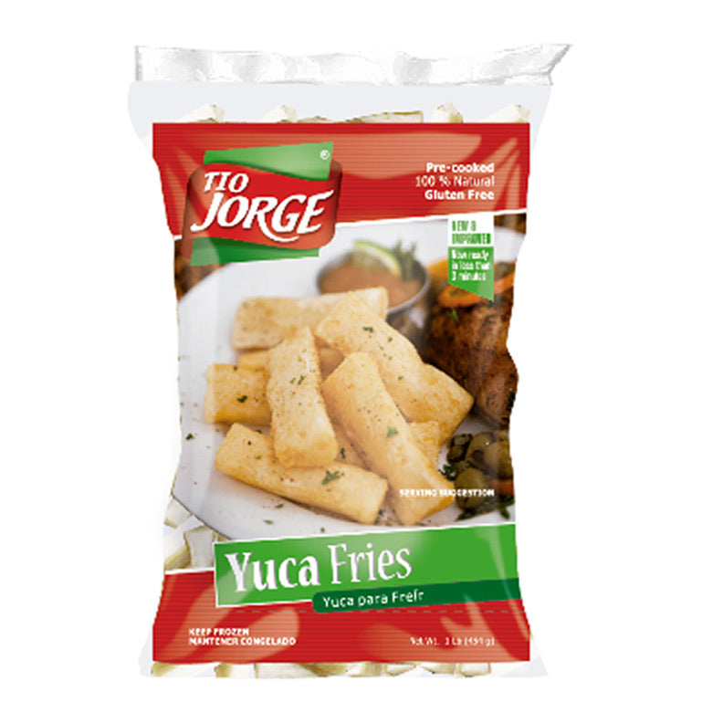 Palitos de Mandioca pré cozidos (Yuca Fries) Tio Jorge 1Lb - congelado