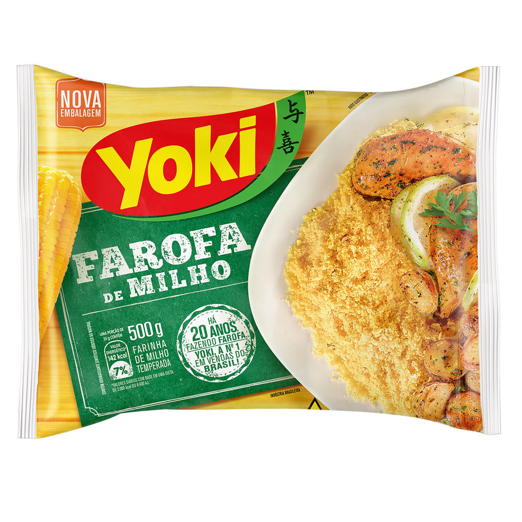 Farofa Pronta Milho Yoki 500g
