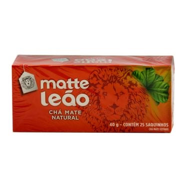Chá Matte Natural Leão 30g (Contem 25 saquinhos) - Val: 10 de Outubro
