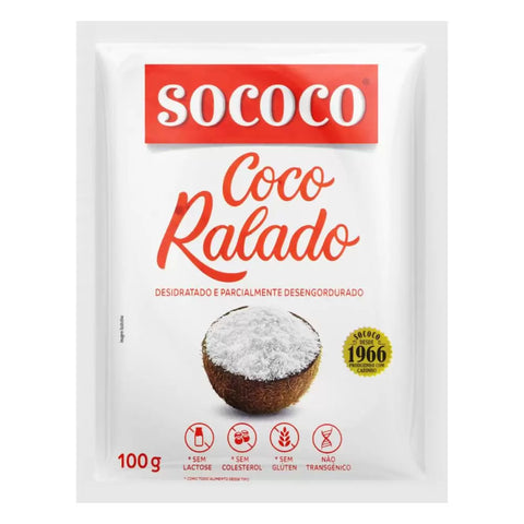 Coco Ralado Seco Sococo 100g