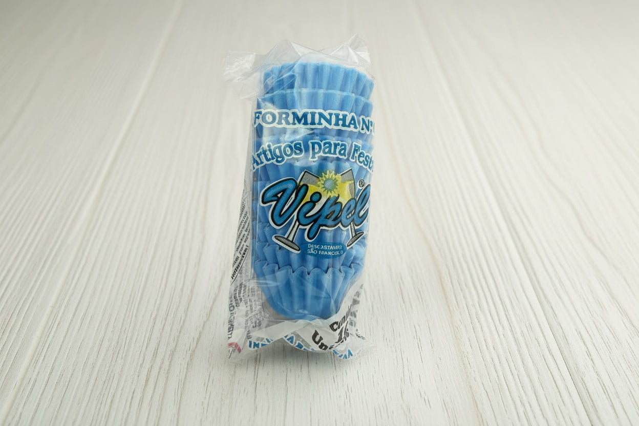 Forminha de Papel #5 Azul Claro (pacote com 100)