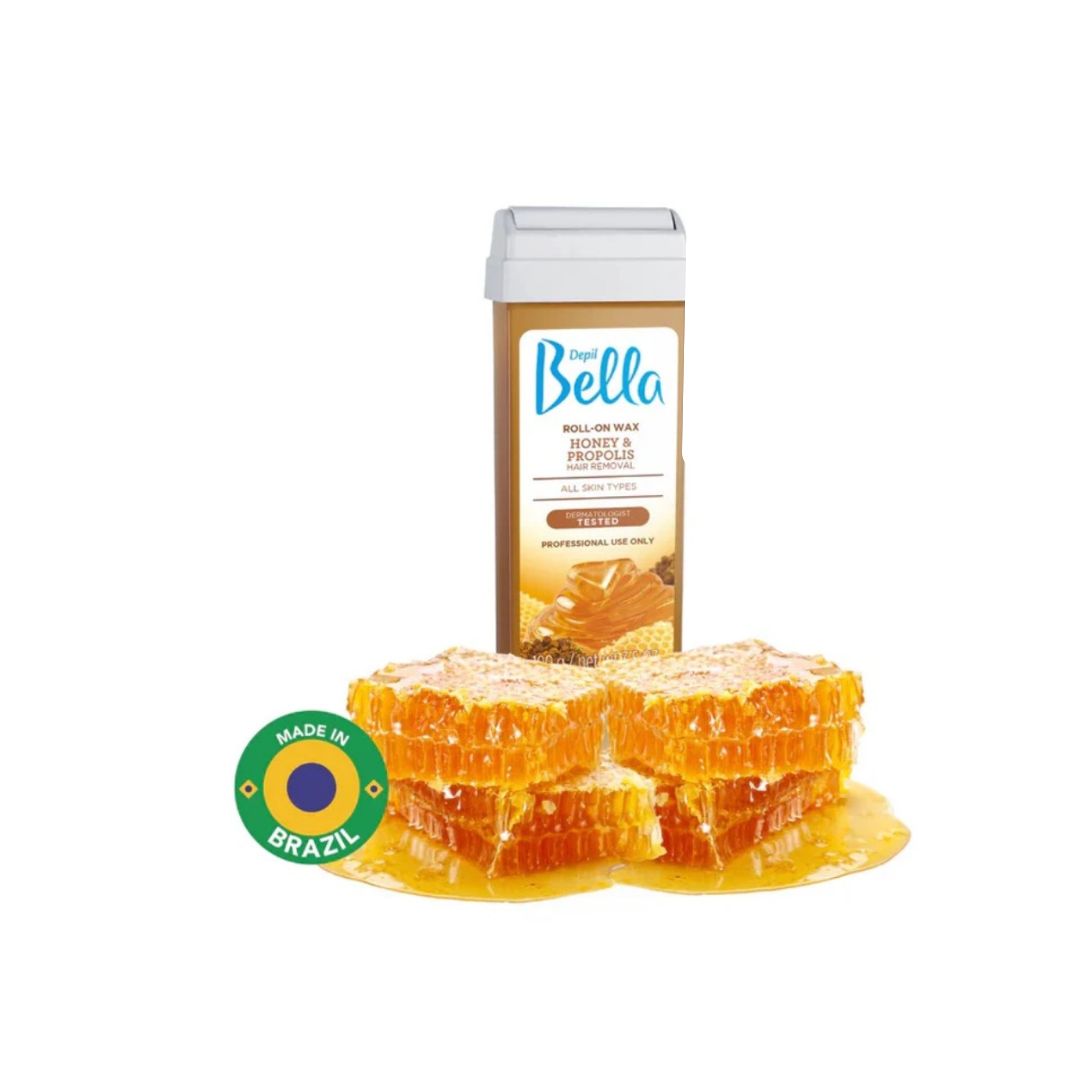 Depil Bella Roll-On Honey with Propolis Wax Cartridges 3.52Oz