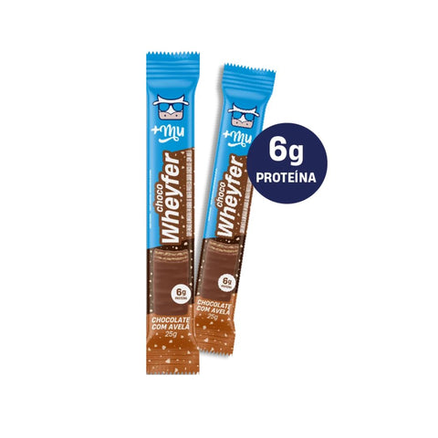 Chocowheyfer  +MU - Chocolate com avelã 25g   (2 unidades)