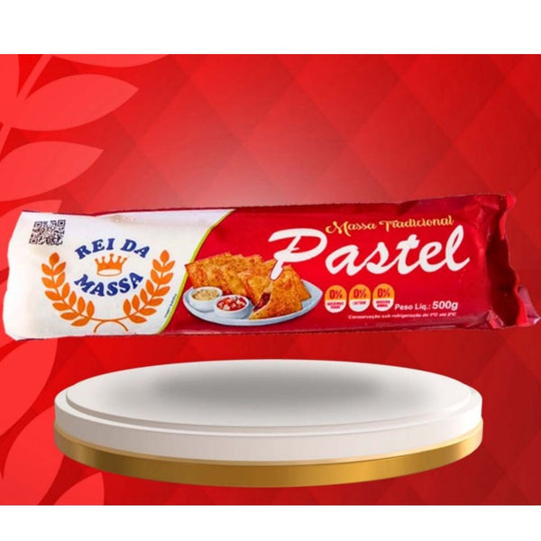 Massa de Pastel Rolo 500g  Rei da Massa (refrigerado)
