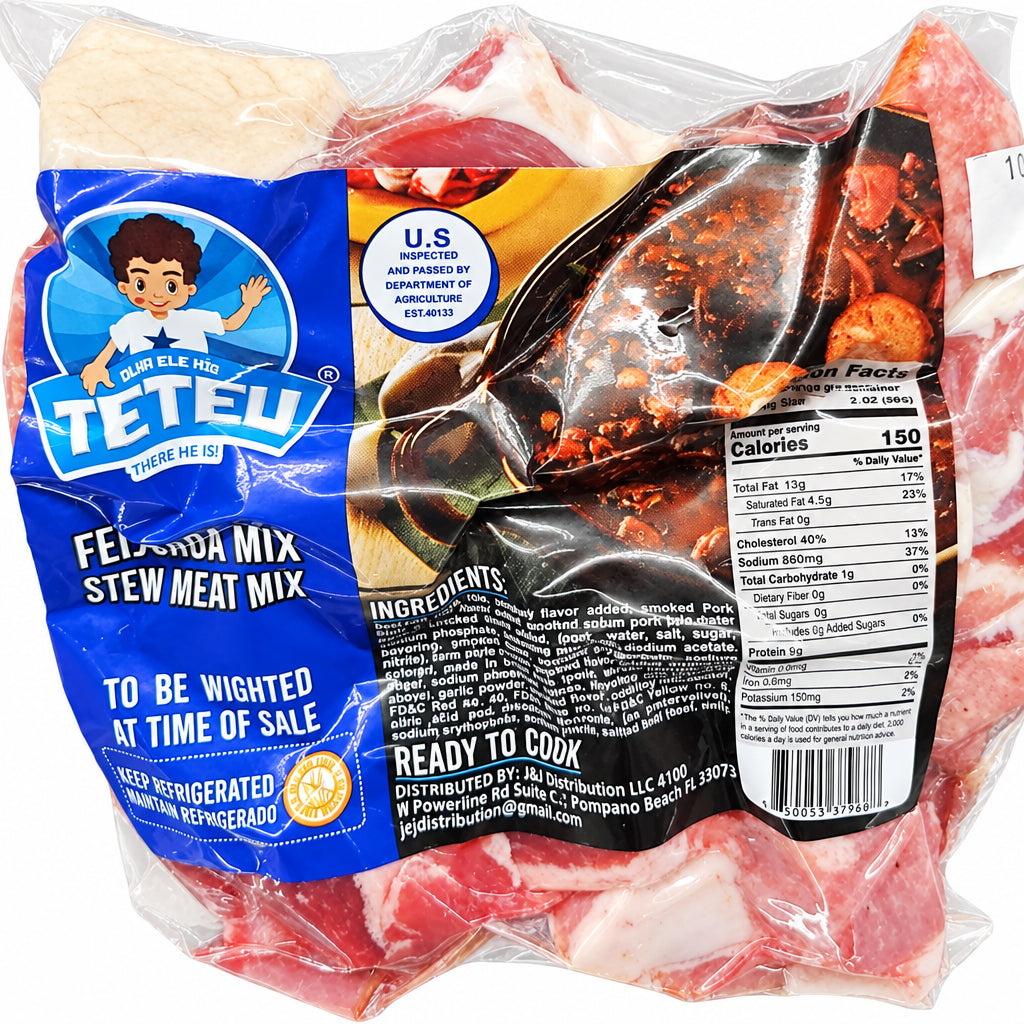 Feijoada - Mix de Carnes TETEU 12oz (congelado)