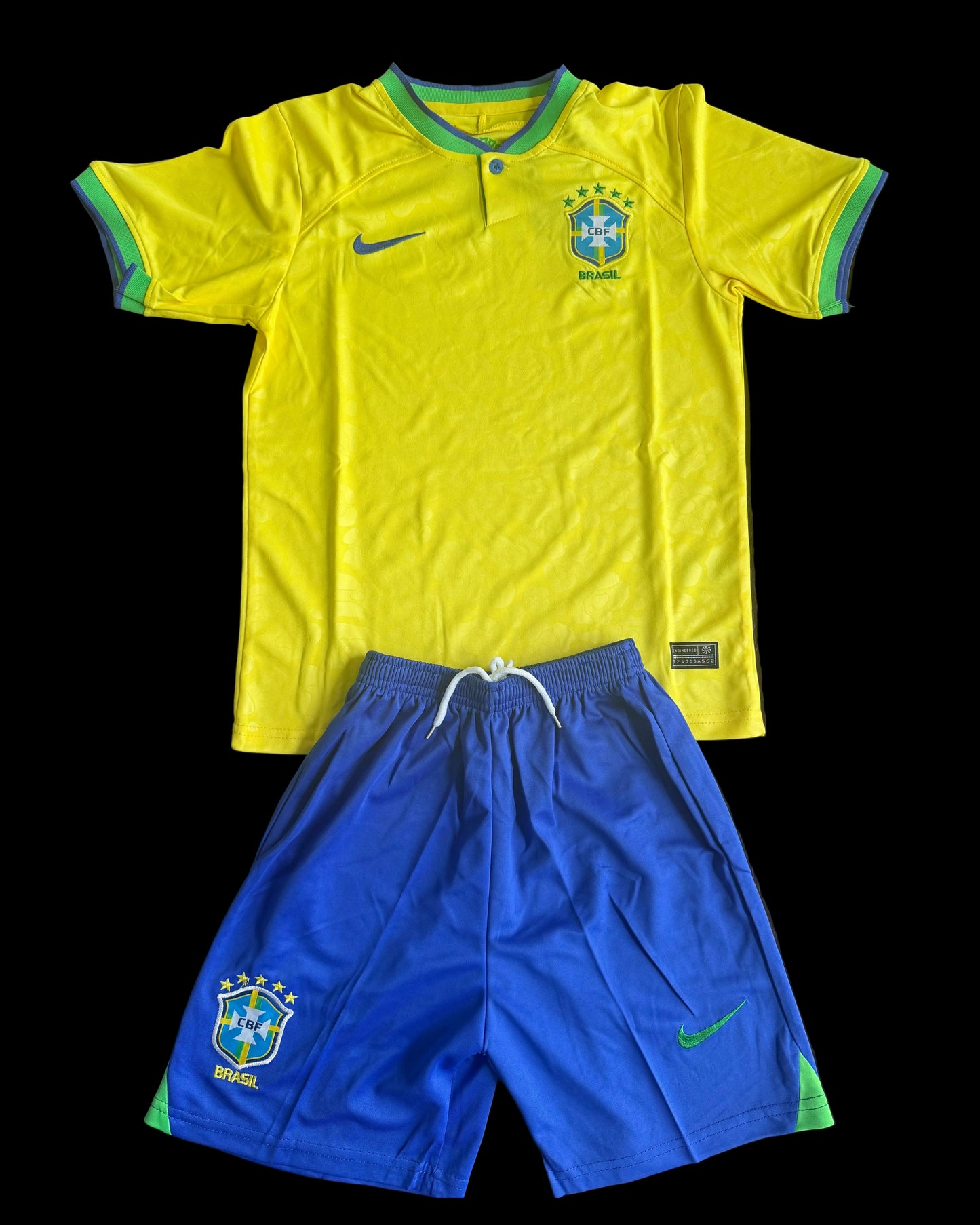 Conjunto Infantil - Camiseta Brasil + Shorts