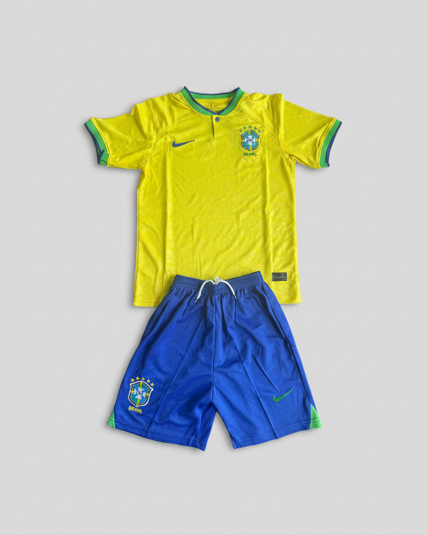 Conjunto Infantil - Camiseta Brasil + Shorts