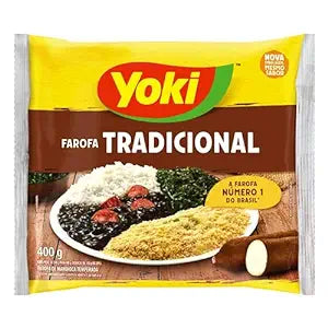 Farofa Pronta Mandioca temperada Yoki 400g