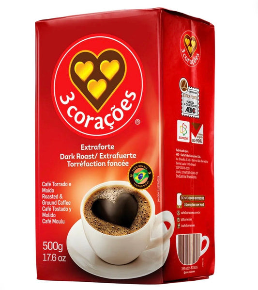 Café 3 Corações Extra Forte 500g