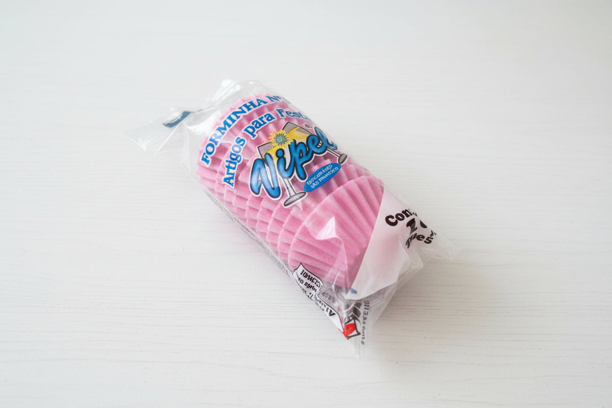 Forminha de Papel #5 Rosa Claro (pacote com 100)