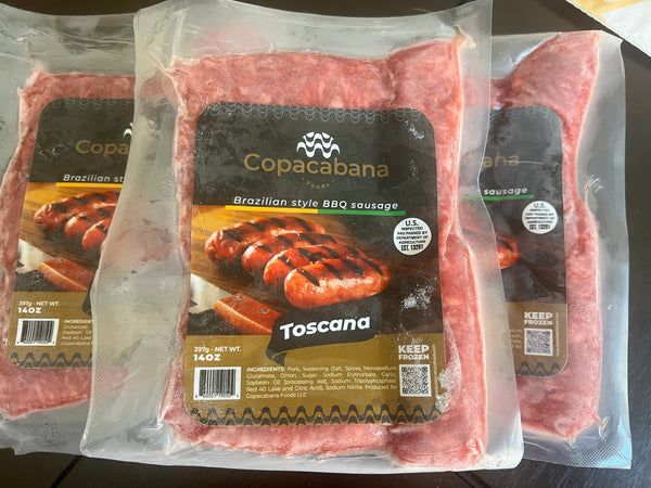 Linguiça Toscana Copacabana 14oz (congelado) nova embalagem