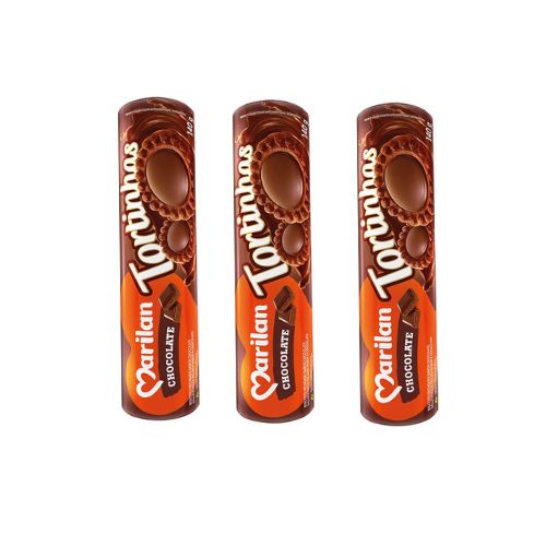 Marilan Tortinhas Chocolate 140g (3 unidades)