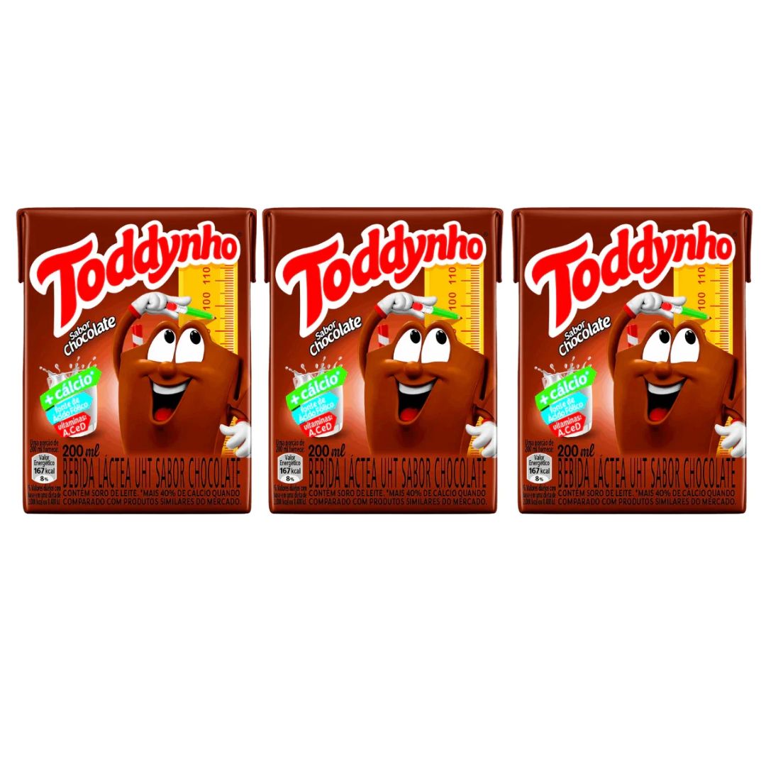 Toddynho 3 x 200ml - 3 unidades