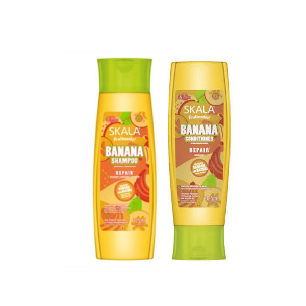 Kit Shampoo + Condicionador  SKALA Fruitastic  Banana Repair 325ml