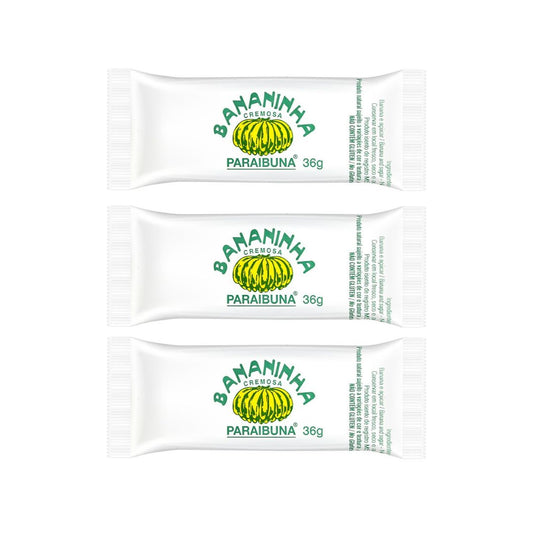 Bananinha Paraibuna 36g ( 3 unidades)