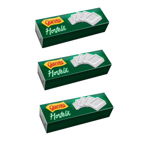 Pastilha Hortelã Garoto 17g ( 3 unidades)